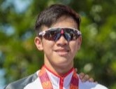 2 Nicholas Rachmadi second from left - 2019 SEA Games Duathlon Mixed Relay silver medallist- Photo by SportSG-Dyan Tjhia- cropped